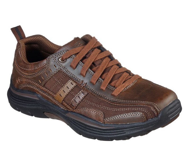 Skechers Herr Bruna Snörskor - Relaxed Fit: Expended - Manden - Sverige (WNSFP-2790)